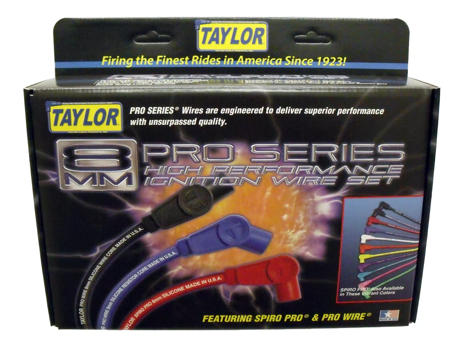 Spooled Spark Plug Wire Spiro Pro 100 FT Blue 35672